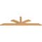 Ekena Millwork Richland Timber Gable Bracket, Western Red Cedar, 108"W x 31 1/2"H x 3 1/2"D x 5 1/2"F, 7/12 Pitch GBW108X31X0406RIC00SWR - alternate 4